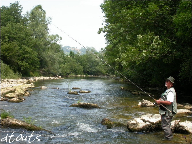 Emile en action sur le Guiers